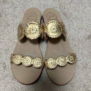 Jack Rogers Lauren Gold Sandal